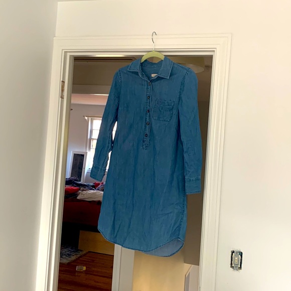 Denim long sleeved dress - Picture 1 of 1